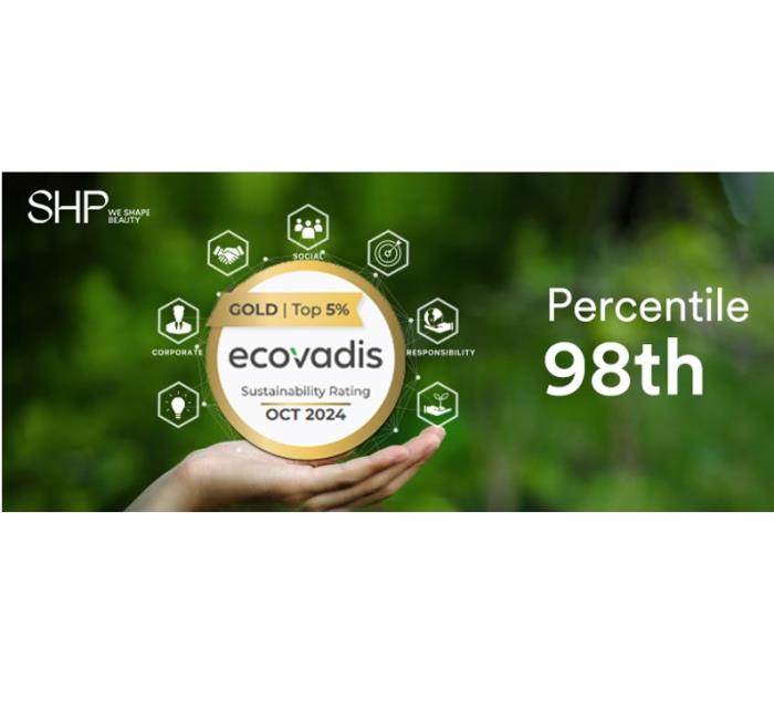 SHP Achieves Awarded EcoVadis Gold Medal Certification in 2024