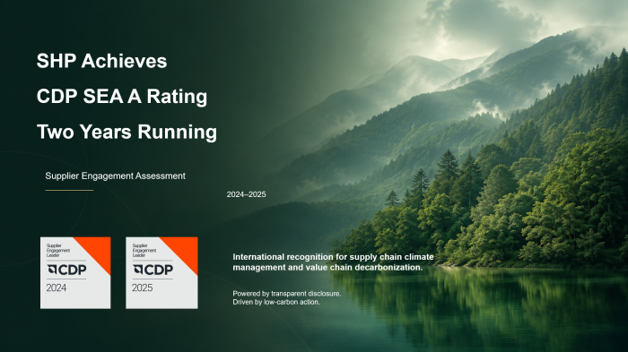 SHP Achieves CDP SEA A Rating for Two Consecutive Years